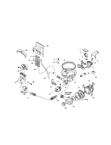 Component Assemblies parts for Bosch Dishwasher SHU4306UC/11 / FD 8001-8003 from AppliancePartsPros.com