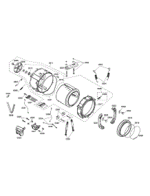 Tub / Drive Motor parts for Bosch Washer WFMC2201UC/15 from AppliancePartsPros.com