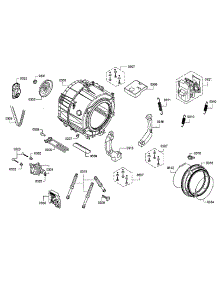 Drum parts for Bosch Washer WAT28400UC/06 from AppliancePartsPros.com
