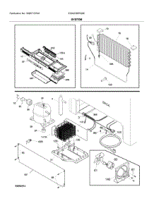 System parts for Electrolux Upright Freezer E32AF85PQSE from AppliancePartsPros.com