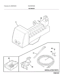 Ice Maker parts for Electrolux Upright Freezer E32AF85PQSE from AppliancePartsPros.com