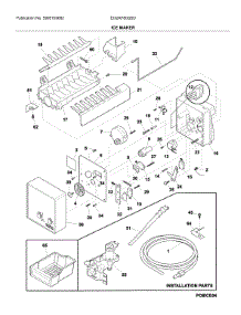 Ice Maker parts for Electrolux Upright Freezer EI32AF80QSD from AppliancePartsPros.com