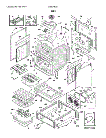 Body parts for Electrolux Electric Range EI30EF45QSF from AppliancePartsPros.com