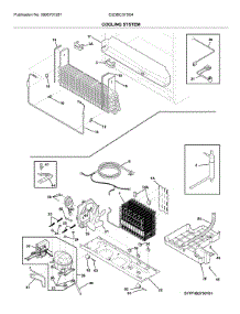 System parts for Electrolux Bottom-Mount Refrigerator EI23BC37SS4 from AppliancePartsPros.com