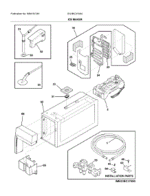 Ice Maker parts for Electrolux Bottom-Mount Refrigerator EI23BC37SS4 from AppliancePartsPros.com