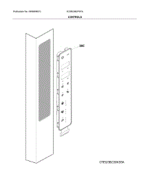 Control parts for Electrolux Bottom-Mount Refrigerator E23BC68JPSFA from AppliancePartsPros.com