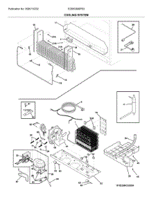 System parts for Electrolux Bottom-Mount Refrigerator E23BC69SPS3 from AppliancePartsPros.com