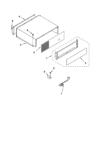 Top Grille & Unit Cover Parts parts for Kitchenaid Bottom-Mount Refrigerator KBLP36FMS01 from AppliancePartsPros.com