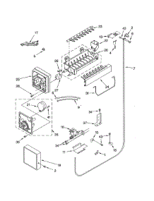 Icemaker Parts parts for Kitchenaid Bottom-Mount Refrigerator KBLP36FMS01 from AppliancePartsPros.com