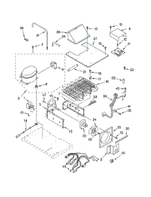 Upper Unit Parts parts for Kitchenaid Bottom-Mount Refrigerator KBLP36FMS01 from AppliancePartsPros.com
