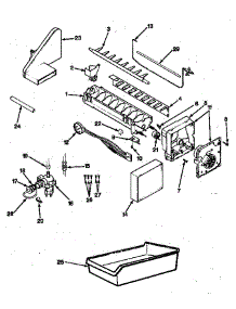 Ice Maker (Rb17ka-2Af / Ag33a) parts for Magic Chef Refrigerator RB17HN-2A/9B48A from AppliancePartsPros.com