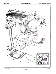 Unit Compartment & System parts for Magic Chef Refrigerator RB23FN-3PW/5E80A from AppliancePartsPros.com