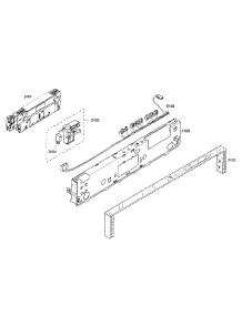 Control Panel parts for Thermador Dishwasher DWHD94EP/49 from AppliancePartsPros.com
