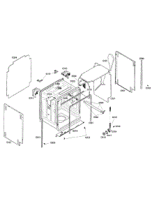Cabinet parts for Thermador Dishwasher DWHD94EP/49 from AppliancePartsPros.com