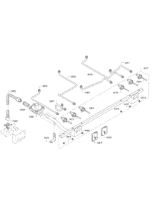 Manifold Assy parts for Thermador Range PRD366GHU/14 from AppliancePartsPros.com