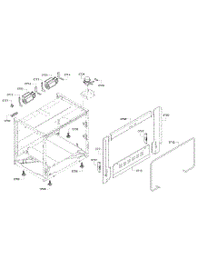 Cabinet Assy parts for Thermador Range PRD366GHU/14 from AppliancePartsPros.com