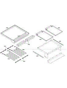 Griddle parts for Thermador Range PRD484EEG01 from AppliancePartsPros.com