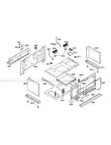 Mounting Assy parts for Thermador Range PRD484EEG01 from AppliancePartsPros.com
