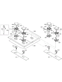 Burners-24" parts for Thermador Range PRD486GDHC/04 from AppliancePartsPros.com