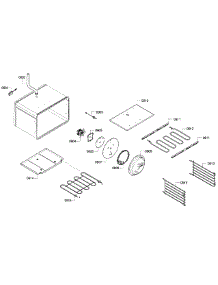 Large Oven parts for Thermador Range PRD486GDHC/04 from AppliancePartsPros.com
