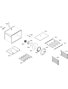 Large Oven parts for Thermador Range PRD486GDHC/08 from AppliancePartsPros.com
