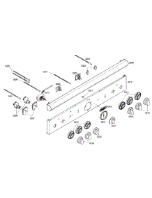 Control Panel parts for Thermador Range PRD364EDHU03 from AppliancePartsPros.com