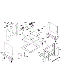 Cabinet parts for Thermador Range PRD304EG/01 from AppliancePartsPros.com