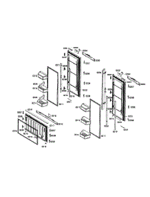 Door Assy parts for Thermador Bottom-Mount Refrigerator T36IT71NNP/22 from AppliancePartsPros.com
