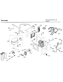 Motor & Compressor parts for Thermador Side-By-Side Refrigerator T42BD820NS/01 from AppliancePartsPros.com