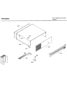 Panel parts for Thermador Side-By-Side Refrigerator T42BD820NS/01 from AppliancePartsPros.com