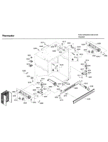 Frame Parts parts for Thermador Side-By-Side Refrigerator T42BD820NS/01 from AppliancePartsPros.com