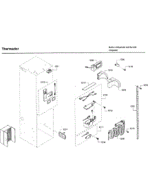 Water Tank Asy parts for Thermador Side-By-Side Refrigerator T42BD820NS/01 from AppliancePartsPros.com