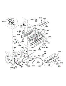 Control Asy parts for Thermador Bottom-Mount Refrigerator KBURT3655E01 from AppliancePartsPros.com