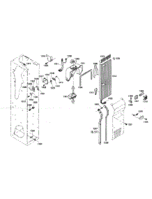 Duct Assy parts for Thermador Side-By-Side Refrigerator KBUDT4265E/01 from AppliancePartsPros.com