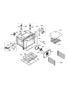 Oven Cabinet Parts parts for Thermador Wall Oven/Microwave Combo MEMCW301EB01 from AppliancePartsPros.com