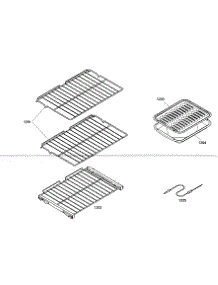 Racks parts for Thermador Wall Oven/Microwave Combo MEMCW301EB01 from AppliancePartsPros.com