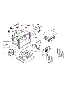 Oven Cavity parts for Thermador Wall Oven/Microwave Combo POM301/02 from AppliancePartsPros.com