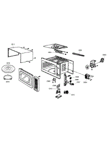 Micro Cabinet parts for Thermador Wall Oven/Microwave Combo POM301/02 from AppliancePartsPros.com