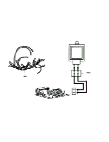 Micro Wiring parts for Thermador Wall Oven/Microwave Combo POM301/02 from AppliancePartsPros.com