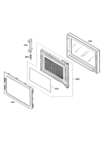 Microwave Door parts for Thermador Wall Oven/Microwave Combo MEM271ES01 from AppliancePartsPros.com