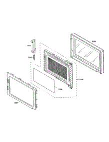 Microwave Door parts for Thermador Wall Oven/Microwave Combo MEMW271EB01 from AppliancePartsPros.com