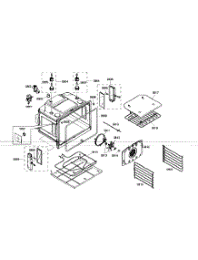 Oven Cabinet Parts parts for Thermador Wall Oven/Microwave Combo POM301/01 from AppliancePartsPros.com
