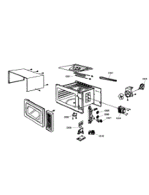 Microwave Cabinet Parts parts for Thermador Wall Oven/Microwave Combo POM301/01 from AppliancePartsPros.com