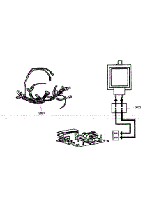 Wirimg Harness parts for Thermador Wall Oven/Microwave Combo POM301/01 from AppliancePartsPros.com
