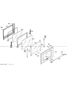 Oven Door Assy parts for Thermador Wall Oven/Microwave Combo POM301/01 from AppliancePartsPros.com