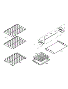 Racks parts for Thermador Wall Oven/Microwave Combo POM301/01 from AppliancePartsPros.com