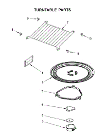Turntable Parts parts for Maytag Microwave/Hood Combo MMV4205DB3 from AppliancePartsPros.com