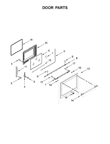 Door Parts parts for Maytag Electric Range MER8800FZ2 from AppliancePartsPros.com