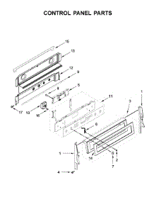 Control Panel Parts parts for Maytag Electric Range MET8800FZ01 from AppliancePartsPros.com