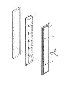 Freezer Inner Door parts for Maytag Side-By-Side Refrigerator RSD20A-BM05B from AppliancePartsPros.com